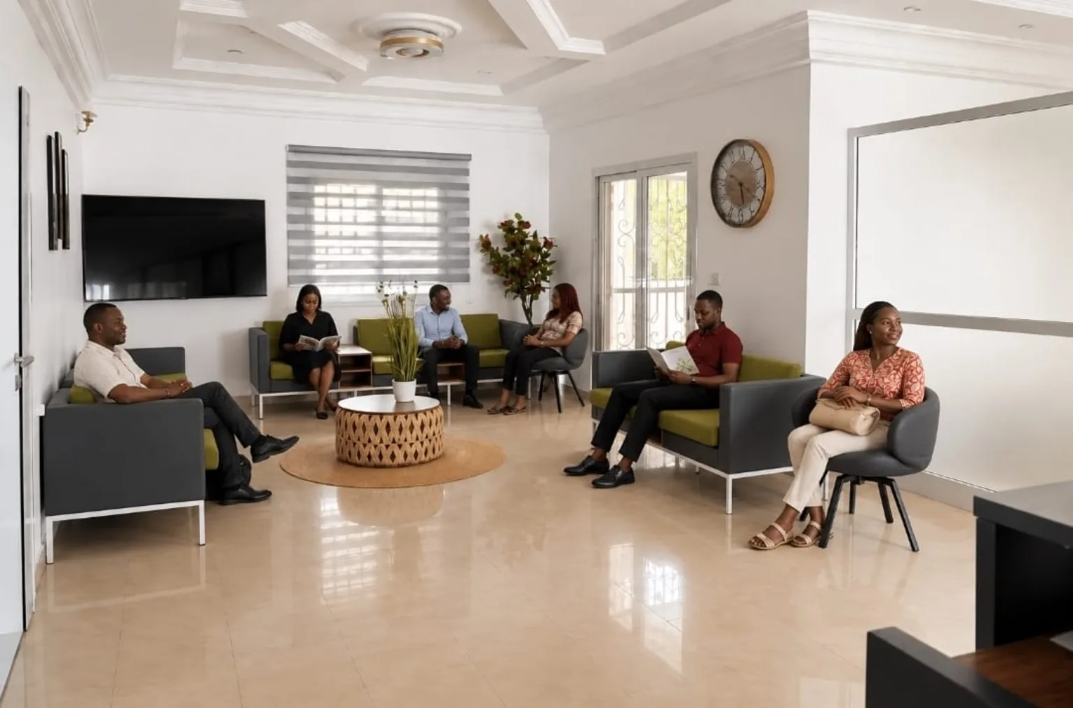 Salle d’attente de Kinesis Réadaptation